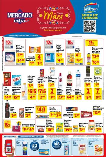 Folheto Mercado Extra - 07/05/2024 - 13/05/2024.