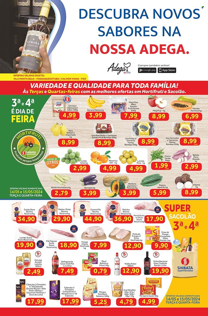 Folheto Shibata Supermercados - 14/05/2024 - 20/05/2024. Página 1