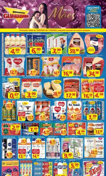 Folheto Supermercados Guanabara - 15/05/2024 - 17/05/2024.