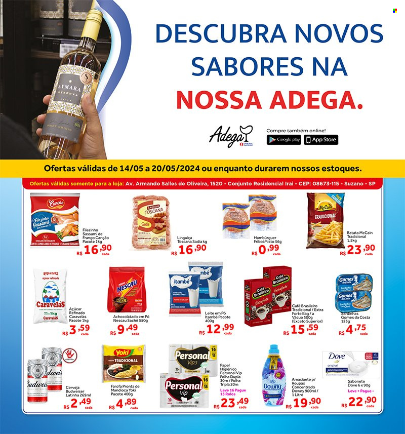 Folheto Shibata Supermercados - 14/05/2024 - 20/05/2024. Página 1