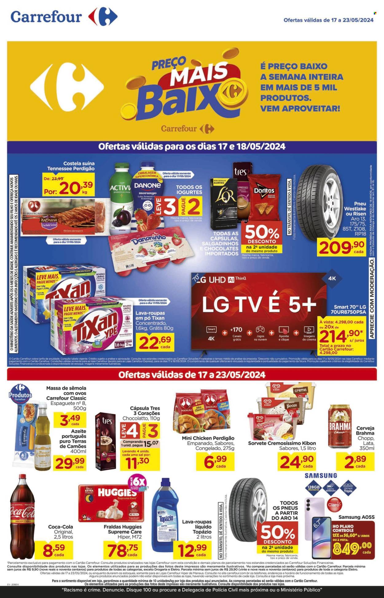 Folheto Carrefour Hiper - 17/05/2024 - 23/05/2024. Página 1