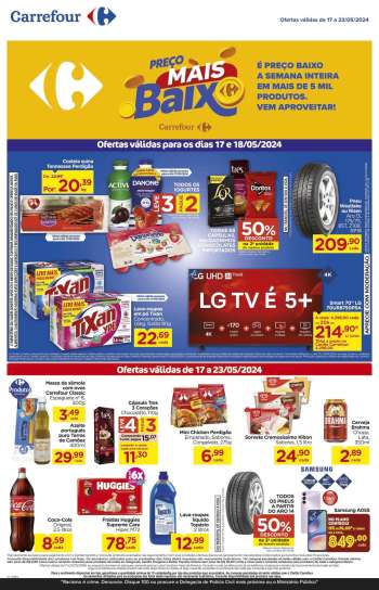 Folheto Carrefour Hiper - 17/05/2024 - 23/05/2024.