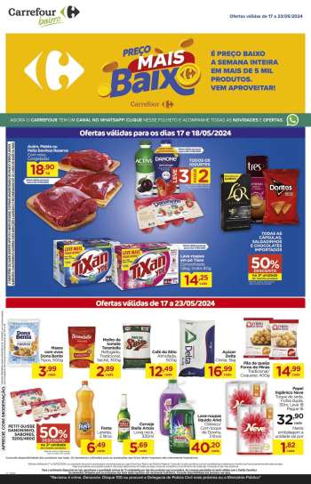Folheto Carrefour Bairro - 17/05/2024 - 23/05/2024.