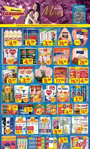 Folheto Supermercados Guanabara - 18/05/2024 - 21/05/2024.