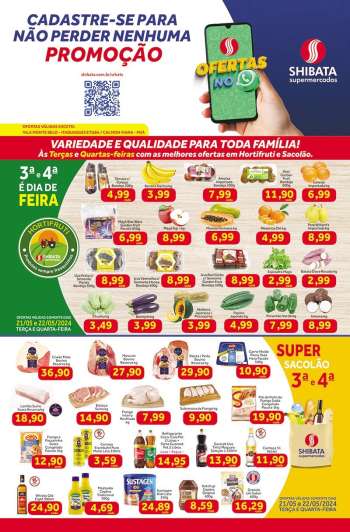Folheto Shibata Supermercados - 21/05/2024 - 27/05/2024.