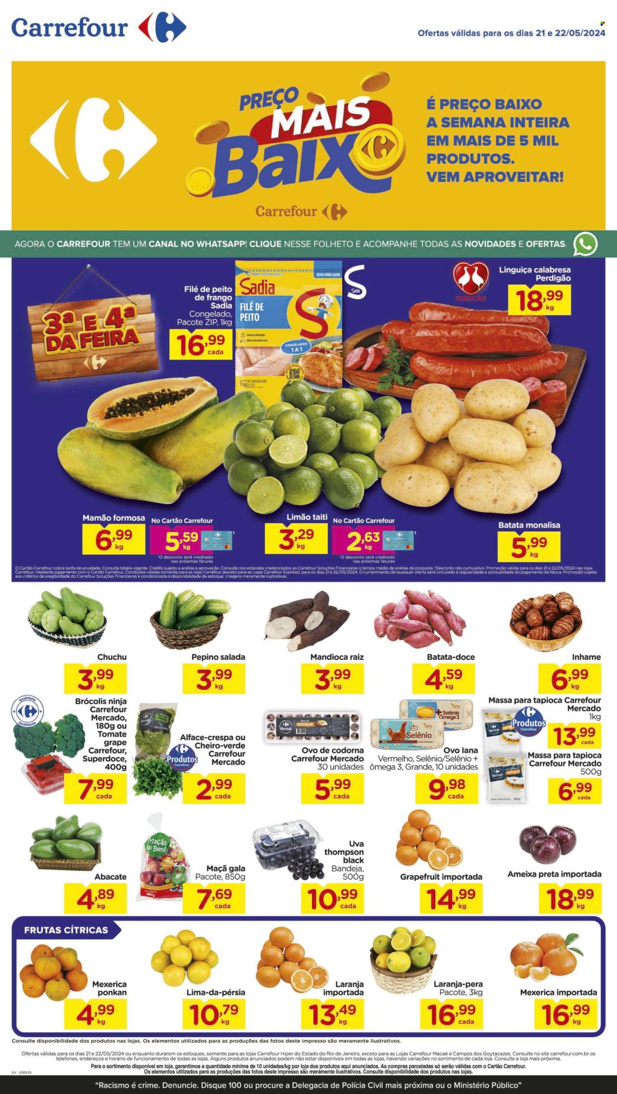 Folheto Carrefour Hiper - 21/05/2024 - 22/05/2024. Página 1
