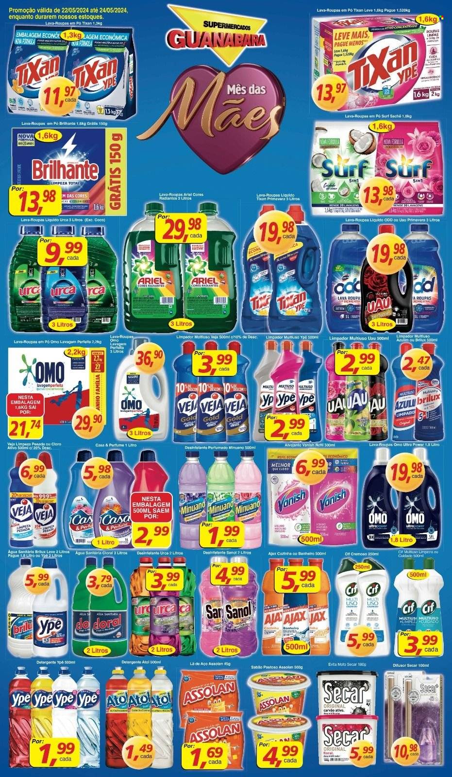 Folheto Supermercados Guanabara - 22/05/2024 - 24/05/2024. Página 6