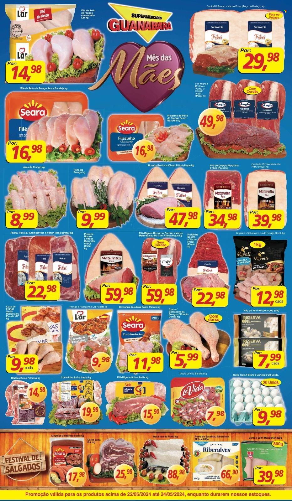 Folheto Supermercados Guanabara - 22/05/2024 - 24/05/2024. Página 9