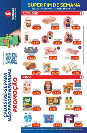 Folheto Shibata Supermercados - 24/05/2024 - 26/05/2024.