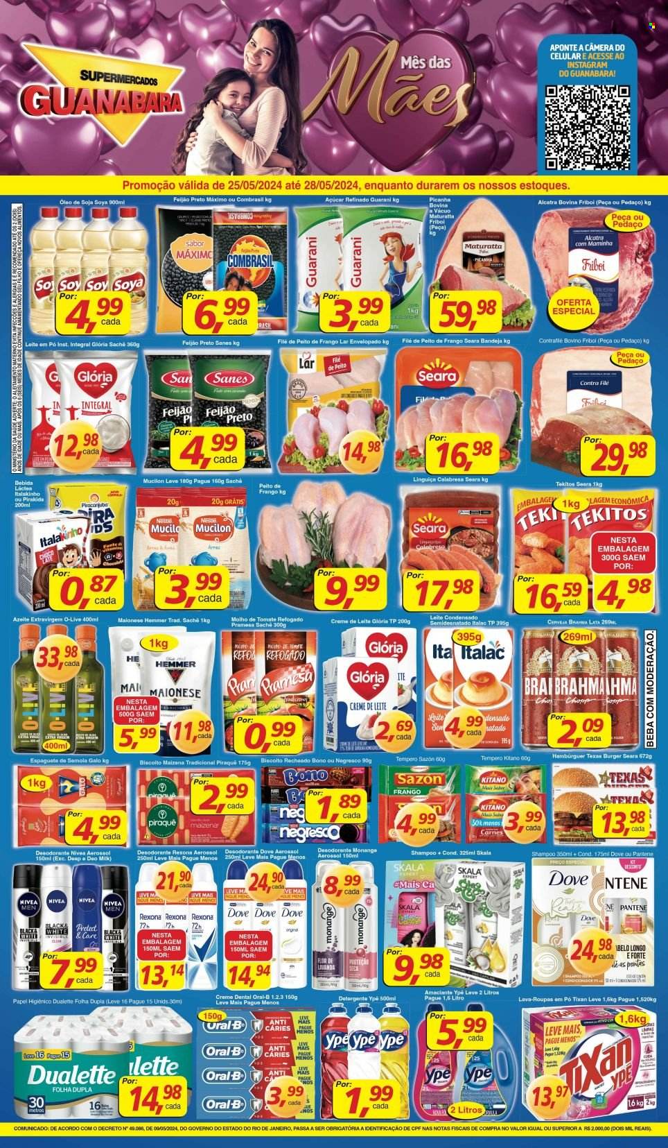 Folheto Supermercados Guanabara - 25/05/2024 - 28/05/2024. Página 12