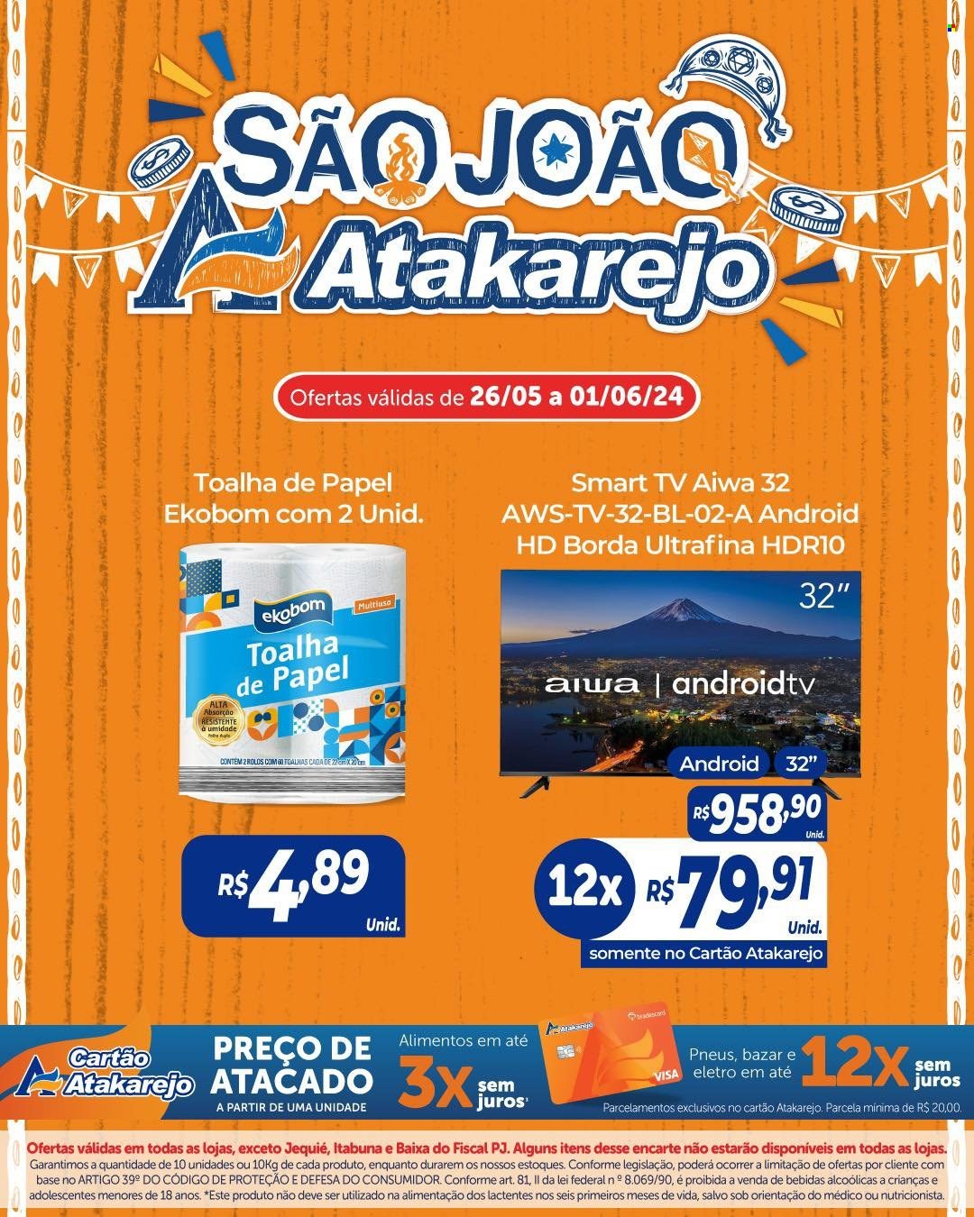 Folheto Atakadão Atakarejo - 26/05/2024 - 01/06/2024. Página 10
