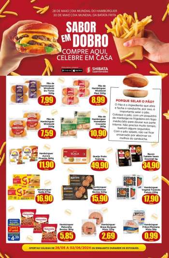 Folheto Shibata Supermercados - 28/05/2024 - 02/06/2024.