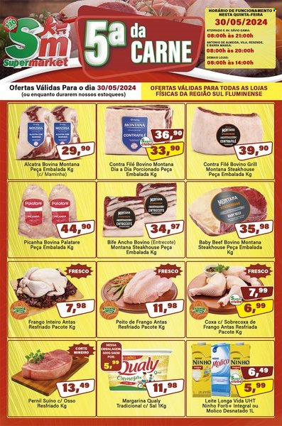 Folheto Rede Supermarket - 30/05/2024 - 30/05/2024. Página 1