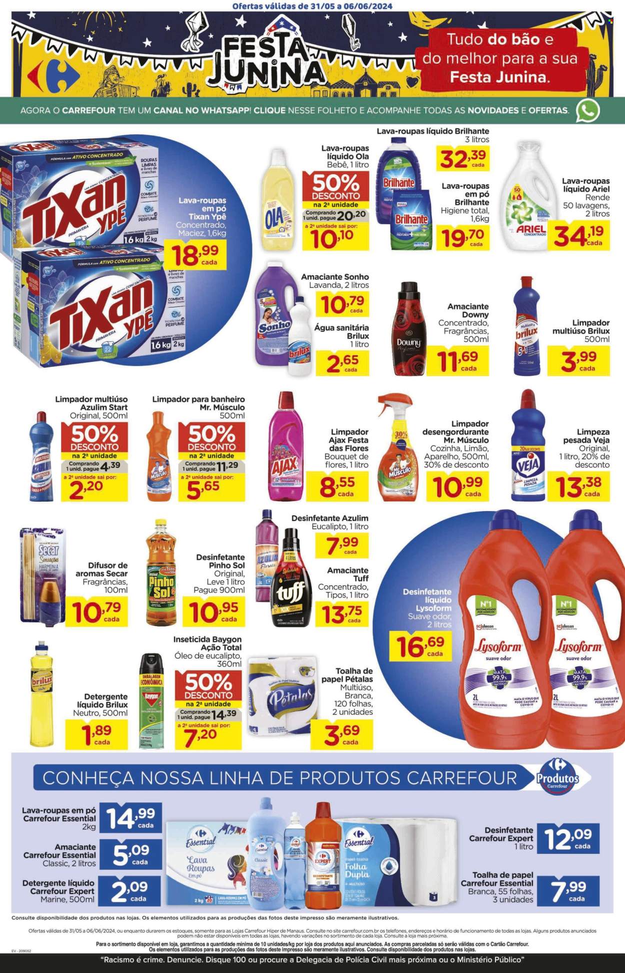 Folheto Carrefour Hiper - 31/05/2024 - 06/06/2024. Página 10