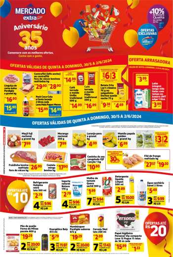 Folheto Mercado Extra - 30/05/2024 - 02/06/2024.