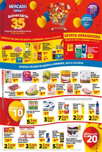 Folheto Mercado Extra - 30/05/2024 - 02/06/2024.