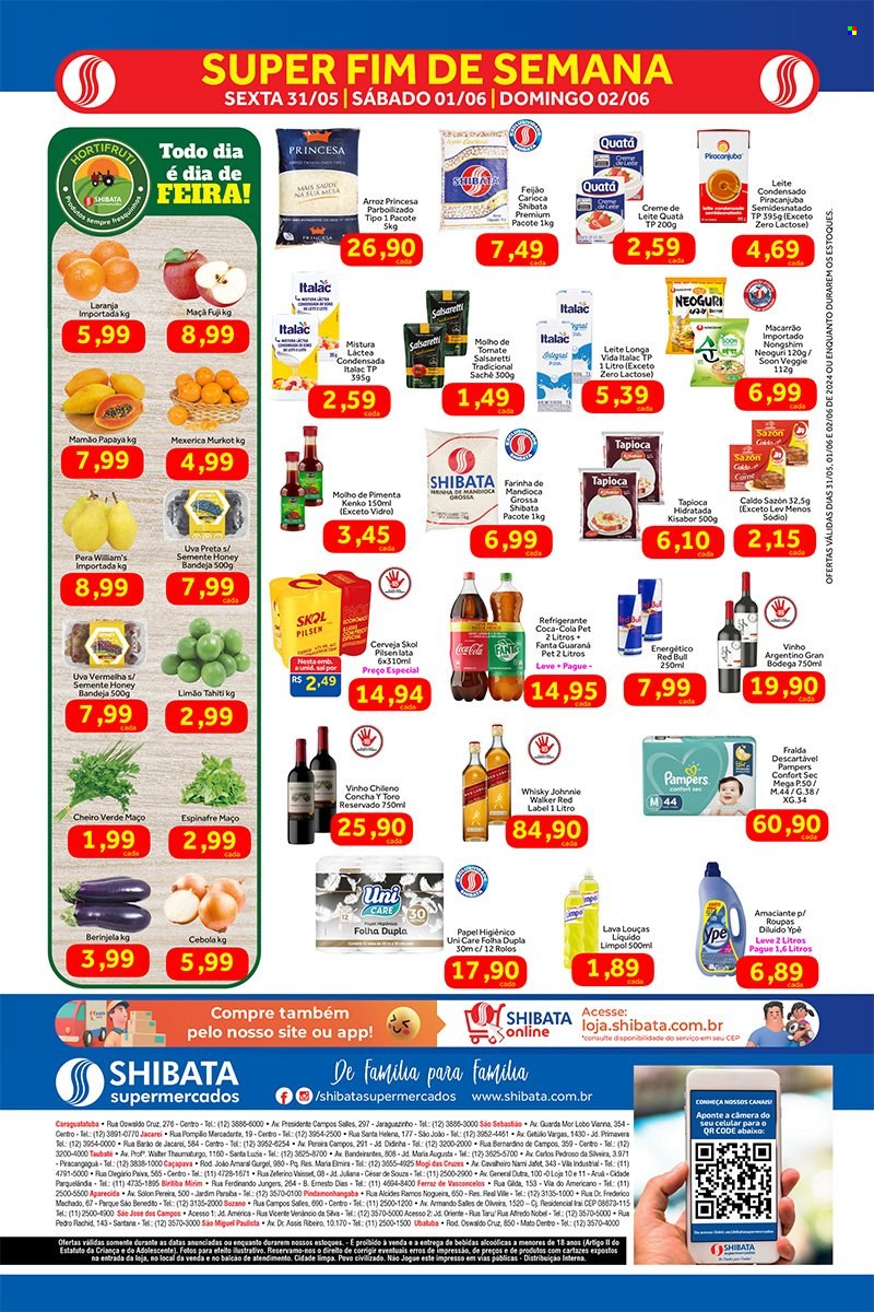 Folheto Shibata Supermercados - 31/05/2024 - 02/06/2024. Página 2