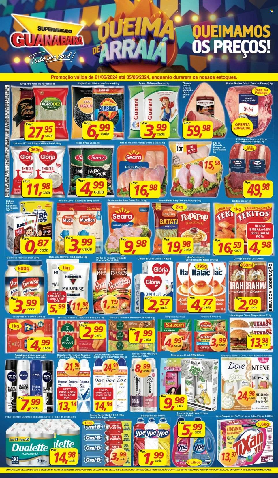 Folheto Supermercados Guanabara - 01/06/2024 - 05/06/2024. Página 12