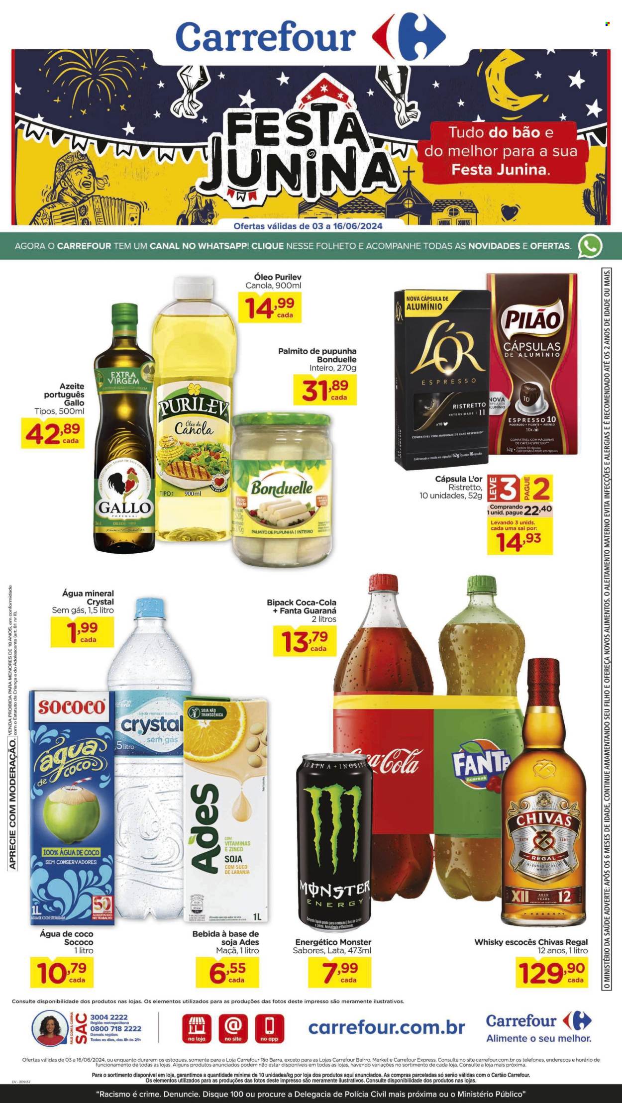 Folheto Carrefour Hiper - 03/06/2024 - 16/06/2024. Página 1