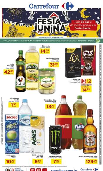 Folheto Carrefour Hiper - 03/06/2024 - 16/06/2024.