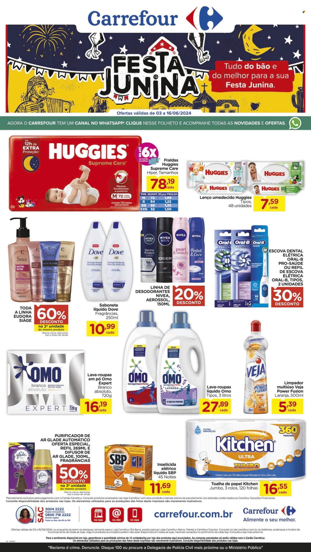 Folheto Carrefour Hiper - 03/06/2024 - 16/06/2024. Página 3