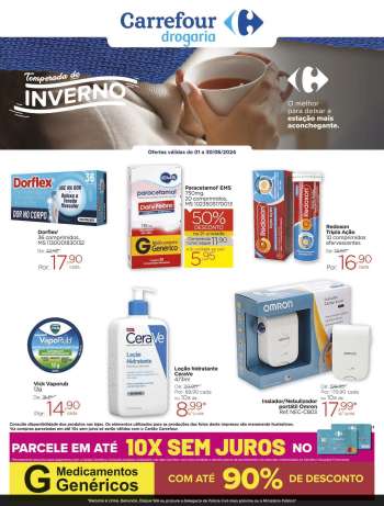 Folheto Carrefour Drogaria - 01/06/2024 - 30/06/2024.