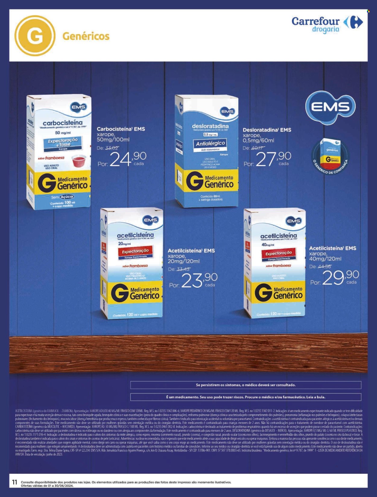 Folheto Carrefour Drogaria - 01/06/2024 - 30/06/2024. Página 11