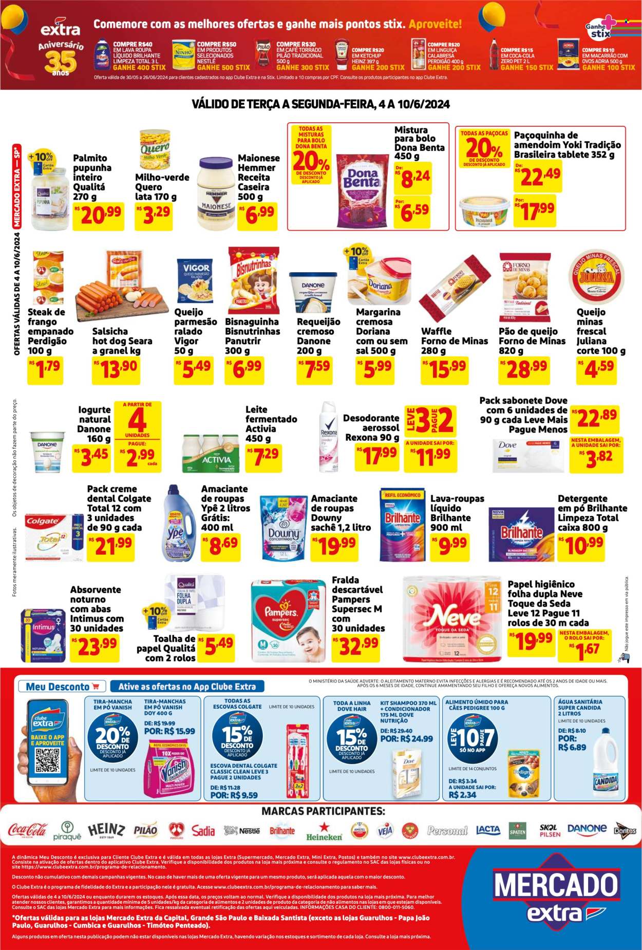 Folheto Mercado Extra - 04/06/2024 - 10/06/2024. Página 2