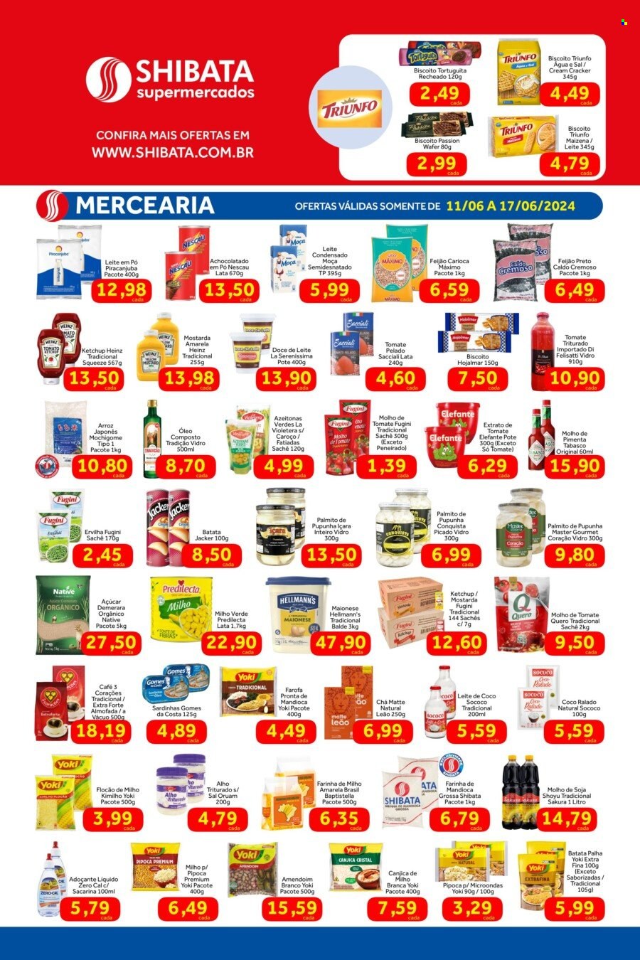 Folheto Shibata Supermercados - 11/06/2024 - 17/06/2024. Página 2