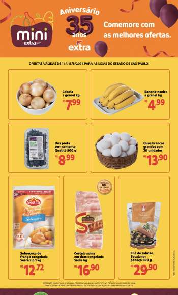 Folheto Mini Extra - 11/06/2024 - 13/06/2024.