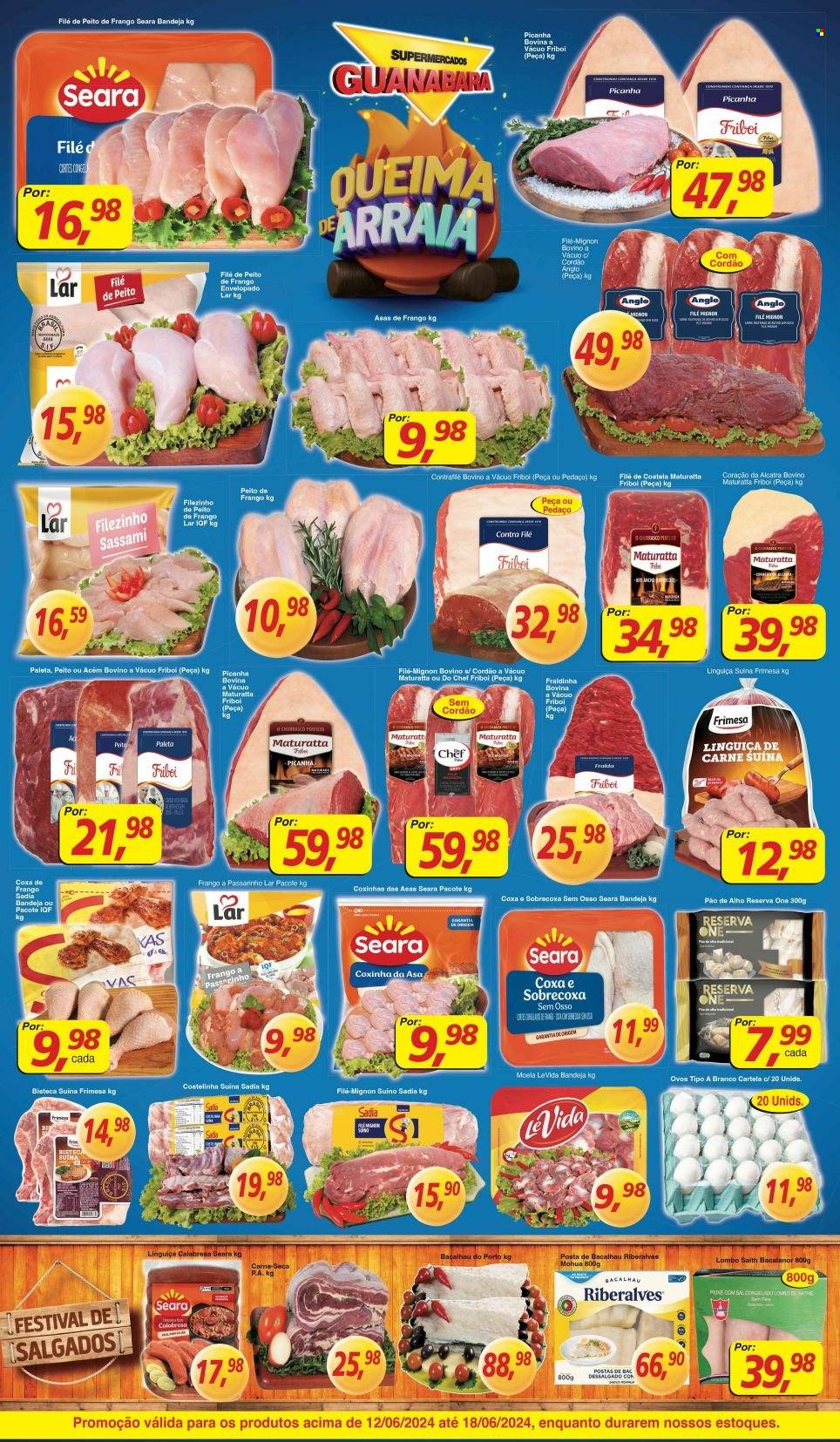 Folheto Supermercados Guanabara - 12/06/2024 - 18/06/2024. Página 9