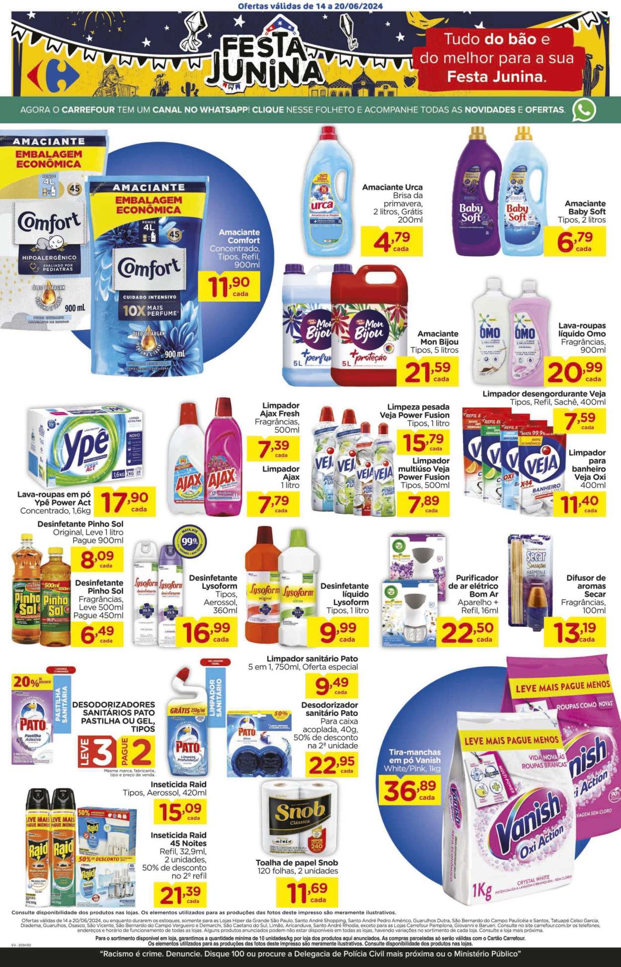 Folheto Carrefour Hiper - 14/06/2024 - 20/06/2024. Página 10