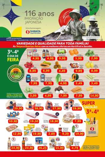 Folheto Shibata Supermercados - 18/06/2024 - 24/06/2024.