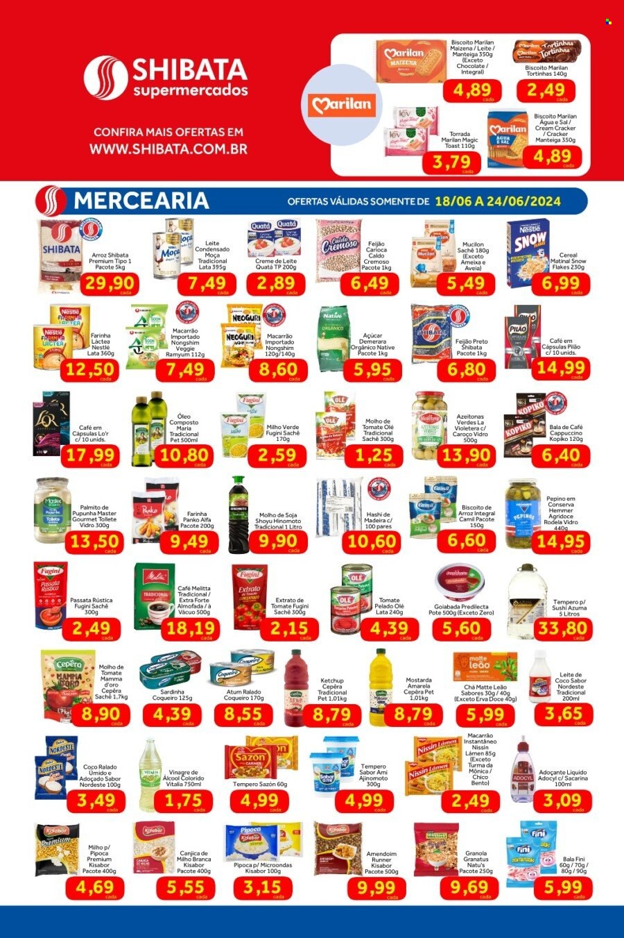 Folheto Shibata Supermercados - 18/06/2024 - 24/06/2024. Página 2
