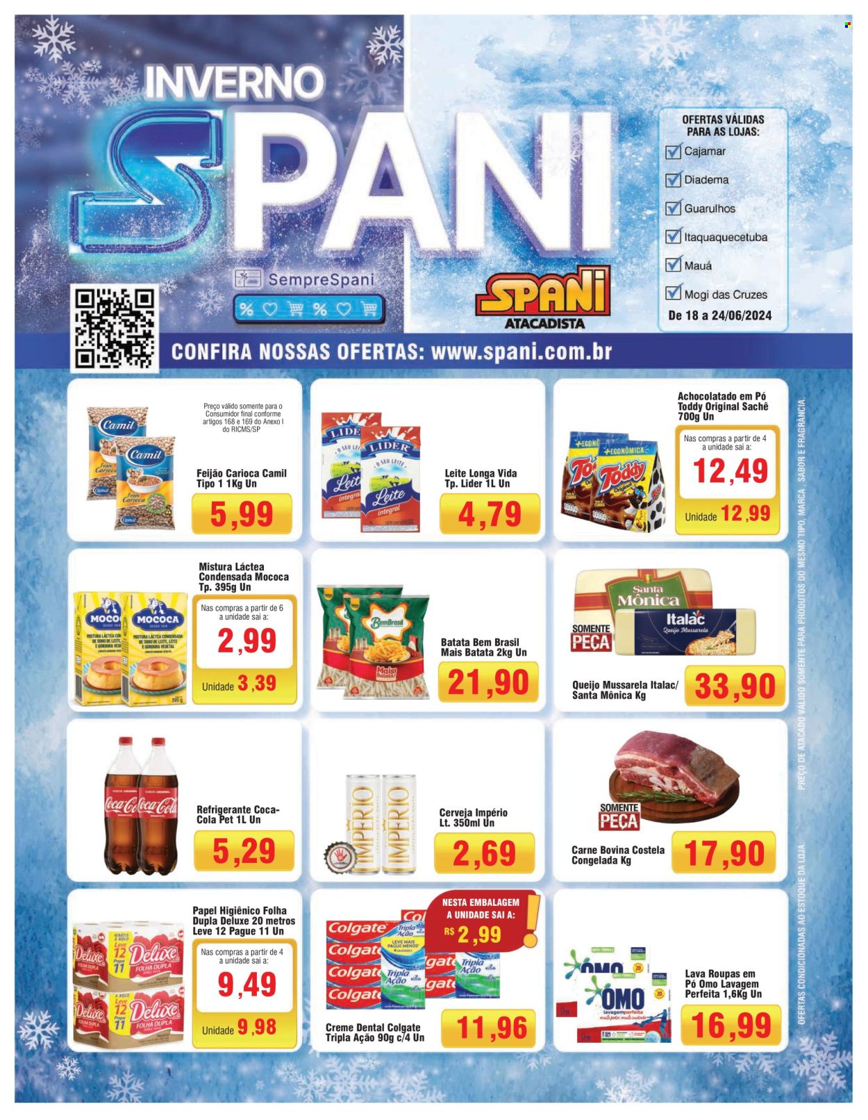 Folheto Spani Atacadista - 18/06/2024 - 24/06/2024. Página 1