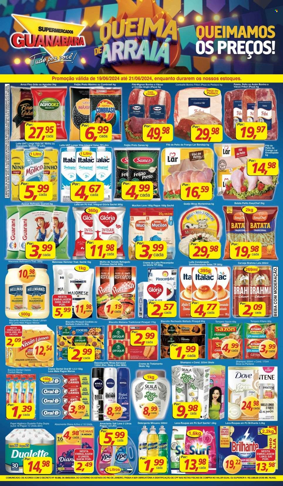 Folheto Supermercados Guanabara - 19/06/2024 - 21/06/2024. Página 12