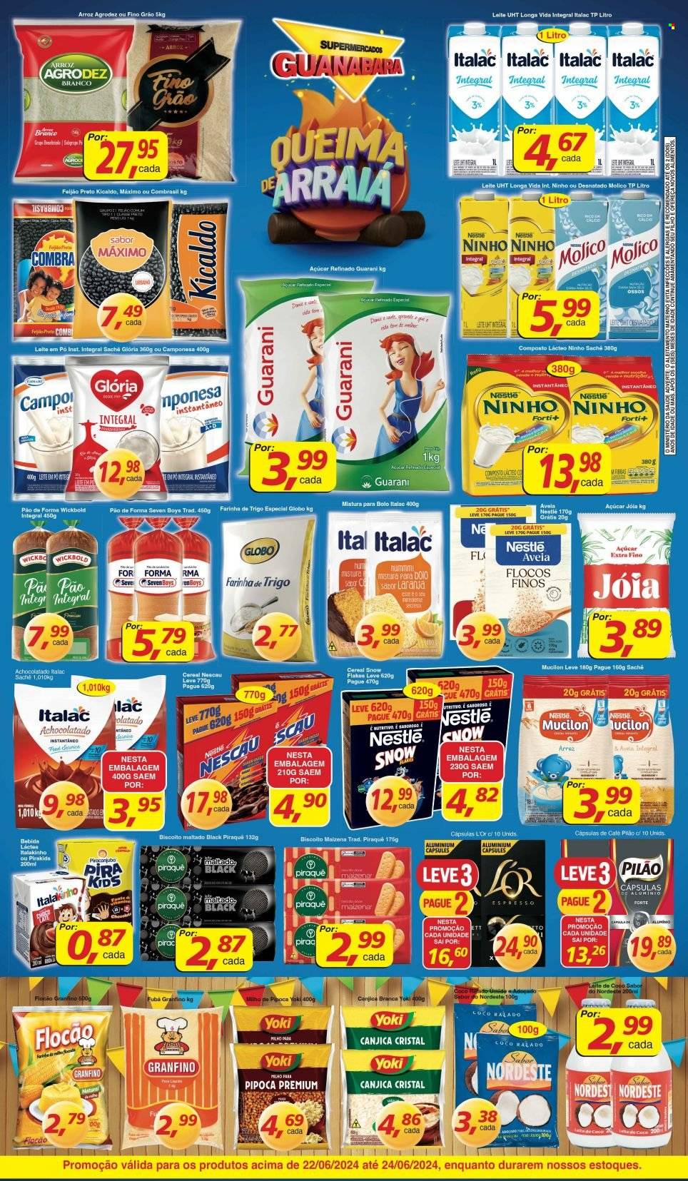 Folheto Supermercados Guanabara - 22/06/2024 - 24/06/2024. Página 2