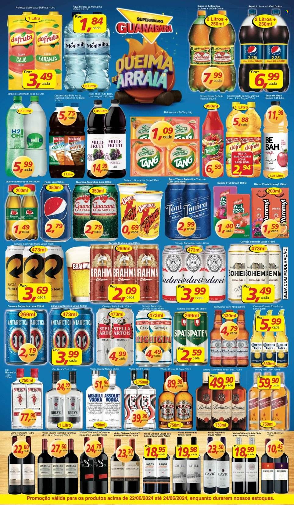 Folheto Supermercados Guanabara - 22/06/2024 - 24/06/2024. Página 6