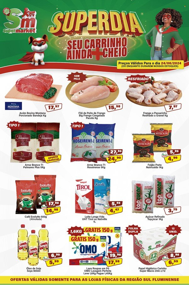 Folheto Rede Supermarket - 24/06/2024 - 24/06/2024. Página 1
