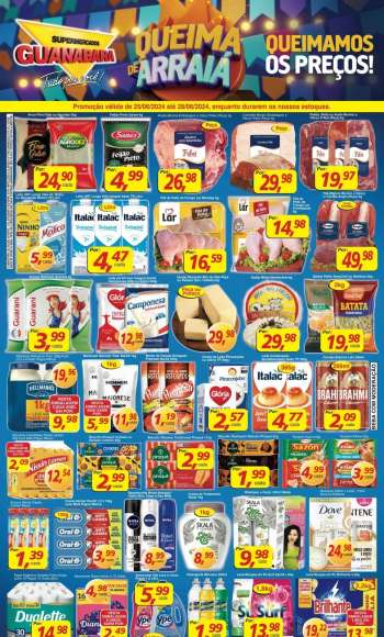 Folheto Supermercados Guanabara - 25/06/2024 - 28/06/2024.