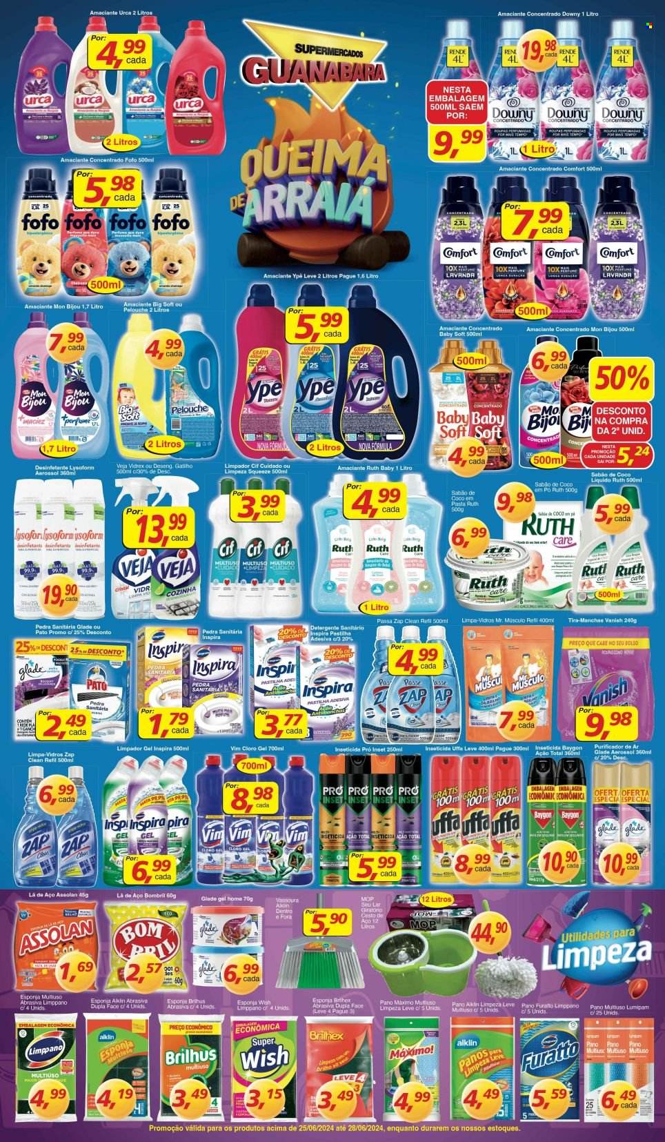 Folheto Supermercados Guanabara - 25/06/2024 - 28/06/2024. Página 8