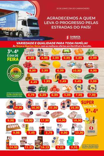 Folheto Shibata Supermercados - 25/06/2024 - 01/07/2024.