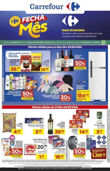 Folheto Carrefour Hiper - 27/06/2024 - 04/07/2024.