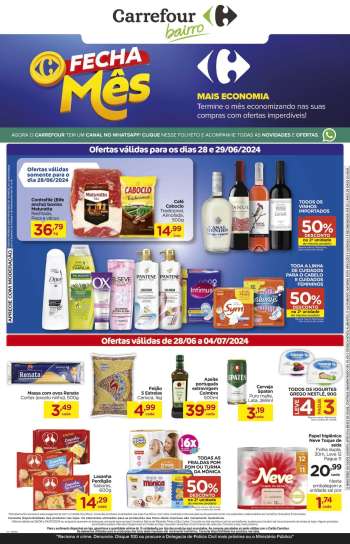 Folheto Carrefour Bairro - 28/06/2024 - 04/07/2024.