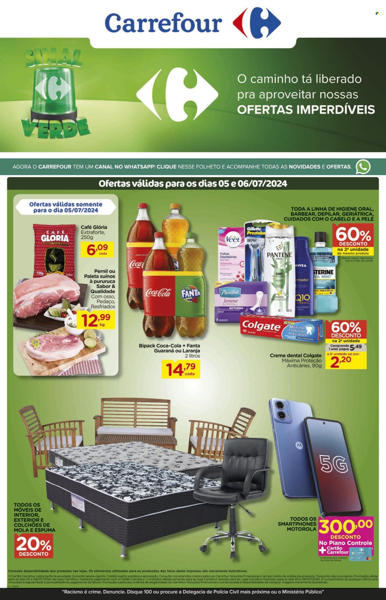 Folheto Carrefour Hiper - 05/07/2024 - 11/07/2024. Página 1
