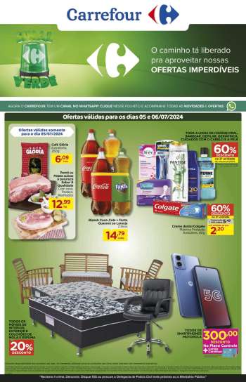 Folheto Carrefour Hiper - 05/07/2024 - 11/07/2024.