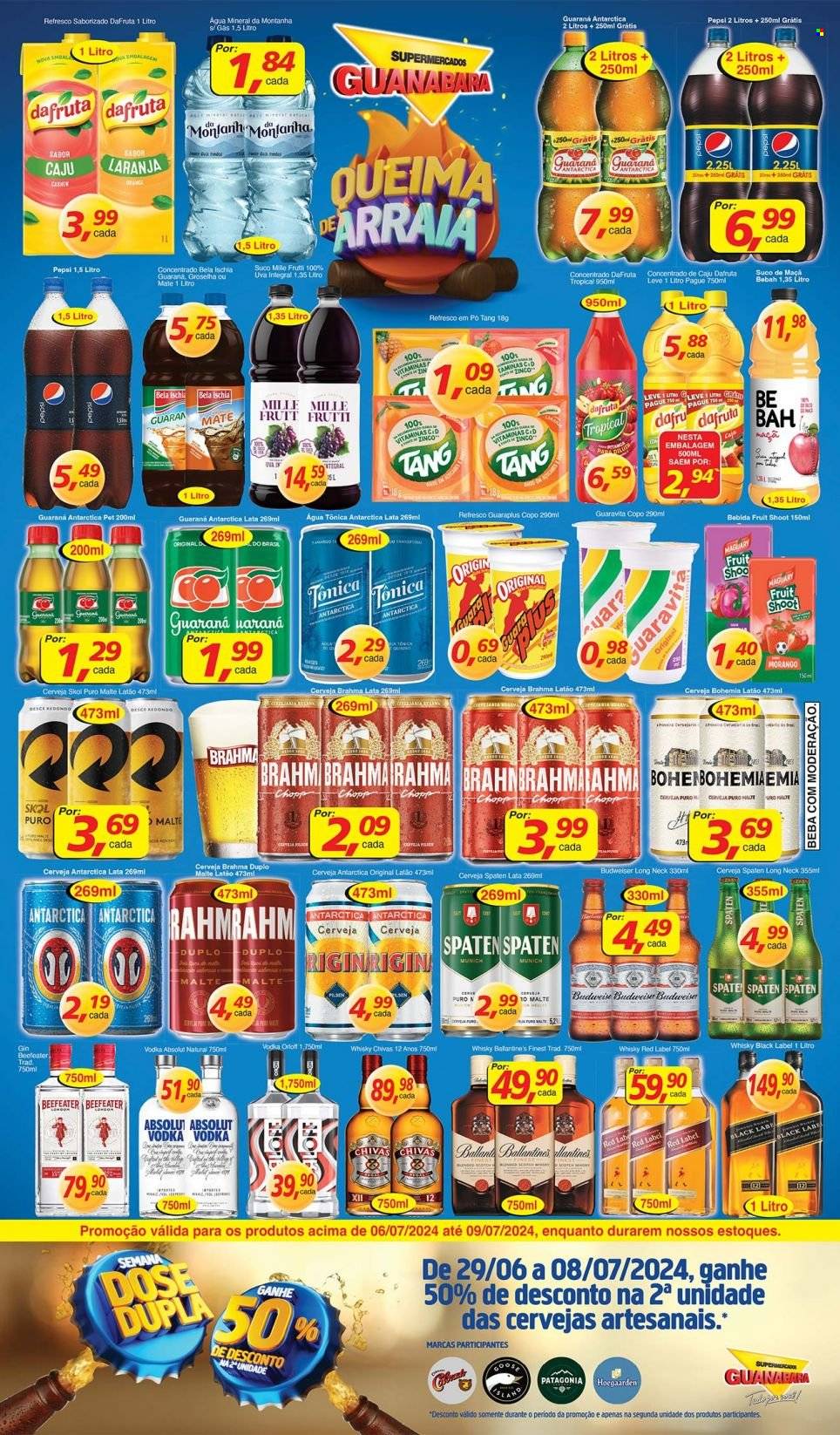 Folheto Supermercados Guanabara - 06/07/2024 - 09/07/2024. Página 6