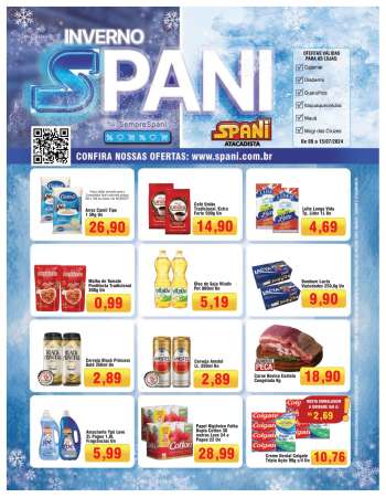 Folheto Spani Atacadista - 09/07/2024 - 15/07/2024.