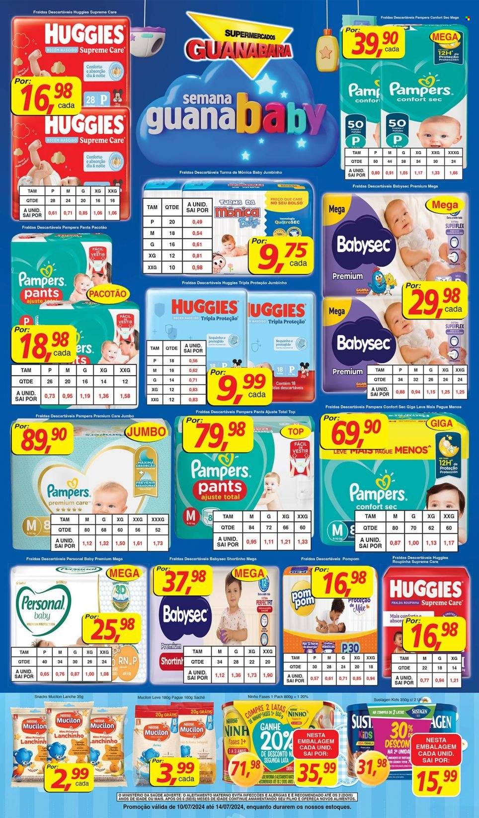 Folheto Supermercados Guanabara - 10/07/2024 - 14/07/2024. Página 11