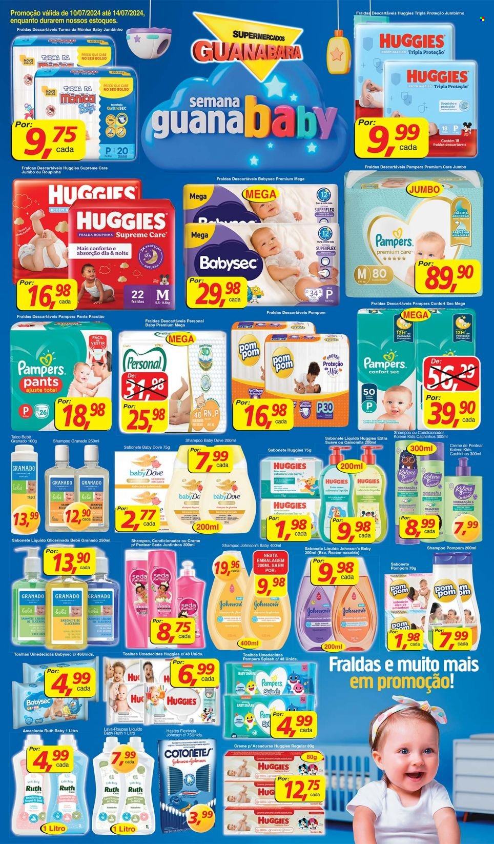 Folheto Supermercados Guanabara - 10/07/2024 - 14/07/2024. Página 12